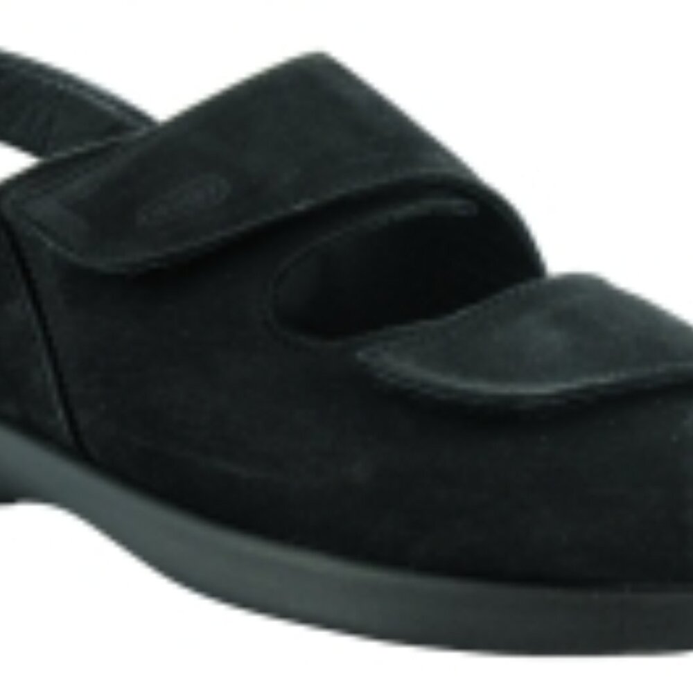 Wolky Nimes Sandal in Black Nubuck euro size 43